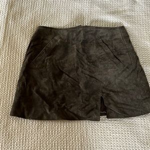Blank NYC suede grey mini skirt